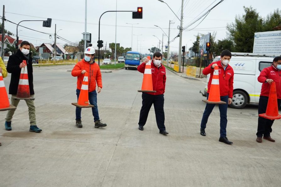 Habilitan parcialmente tránsito por eje Freire-Avenida Alessan-dri de Curicó