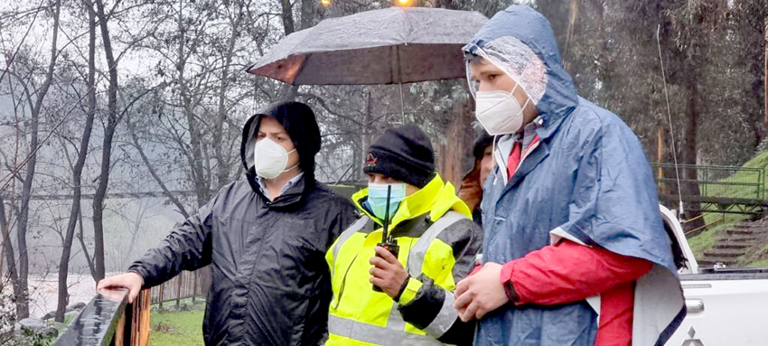 Precipitaciones han provocado crecida de ríos, cortes de energía y caminos cortados