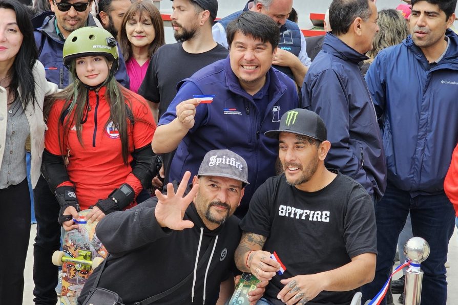 Inauguración de Moderno SkatePark en el Cerro Condell de Curicó