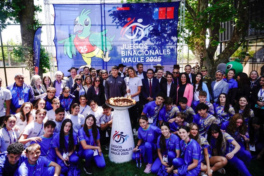 Delegado Presidencial de Curicó participó en la inauguración de los Juegos Binacionales Maule 2025