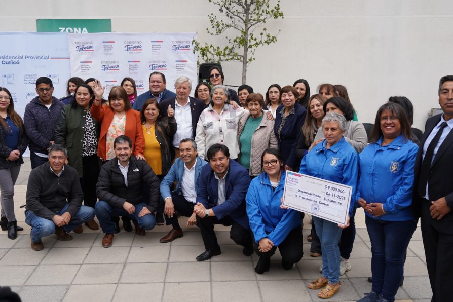 Organizaciones de la Provincia de Curicó recibieron el Fondo Social Presidente de la República