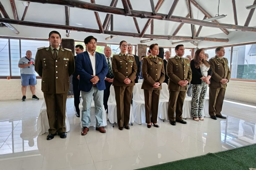 Delegado presidencial José Patricio Correa participó del cambio de mando en la Prefectura de Carabineros de Curicó