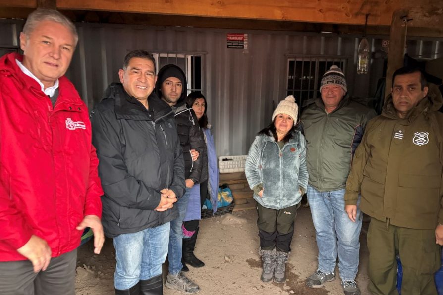 Rescatan a las nueve personas que quedaron aisladas en el refugio SAG de la ruta J-55