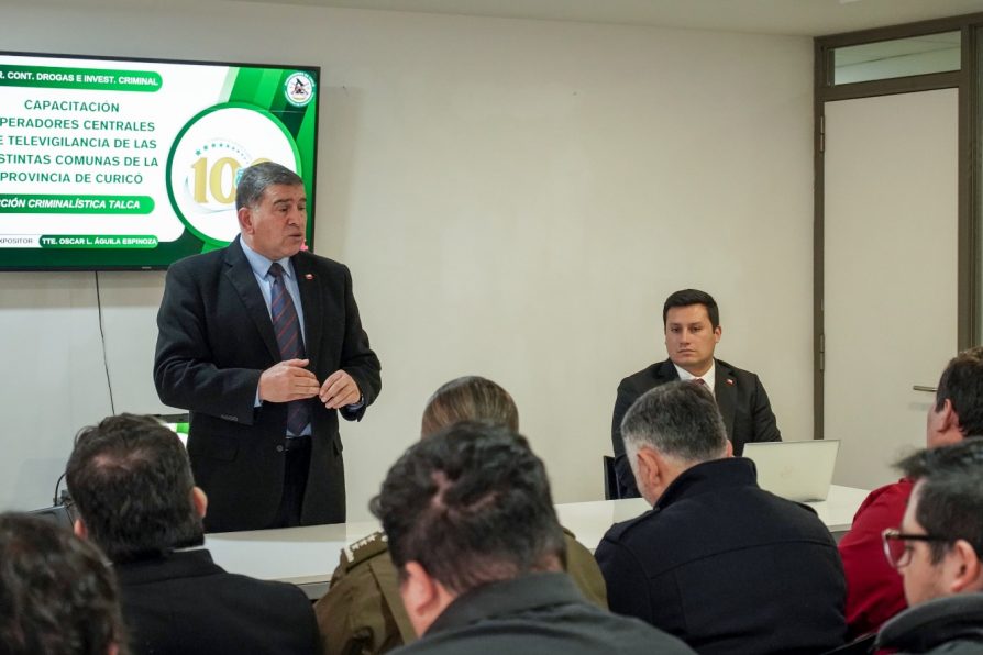 Más de 40 funcionarios municipales participaron en capacitación de cámaras de Televigilancia