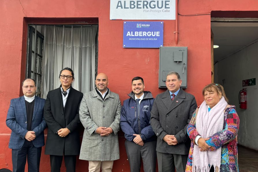 Autoridades visitaron albergue del Plan Protege Calle en Molina