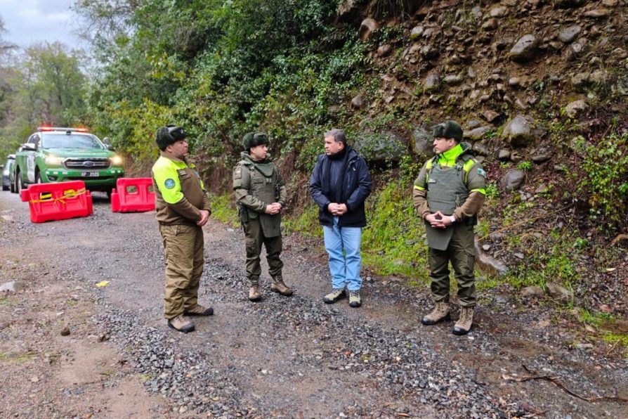 Delegado Presidencial reitera que cuatro rutas cordilleranas de la provincia de Curicó se mantienen con cierre preventivo